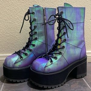 Demonia x IHR Let’s Stomp Hiker Boots